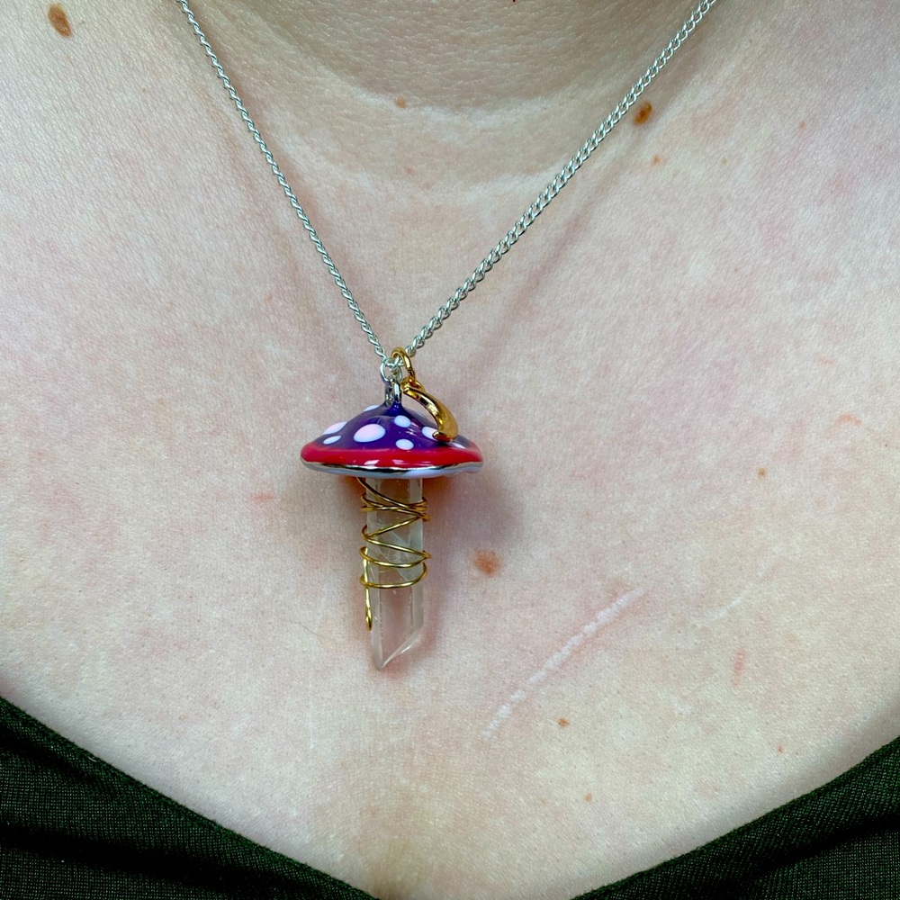 Mushroom Necklace